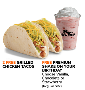 Del Taco: 2 Free Tacos