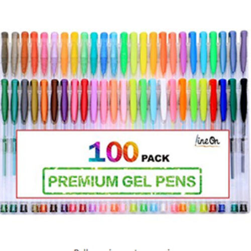 Lineon 100 Gel Pen Pack Just $12.99