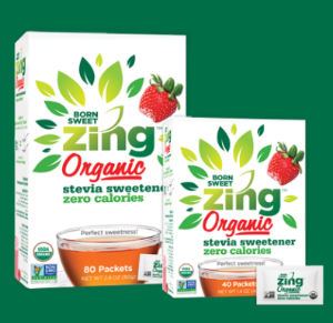 Free Zing Organic Stevia Sweetener Sample