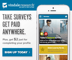 Vindale Research: Make Up To $50