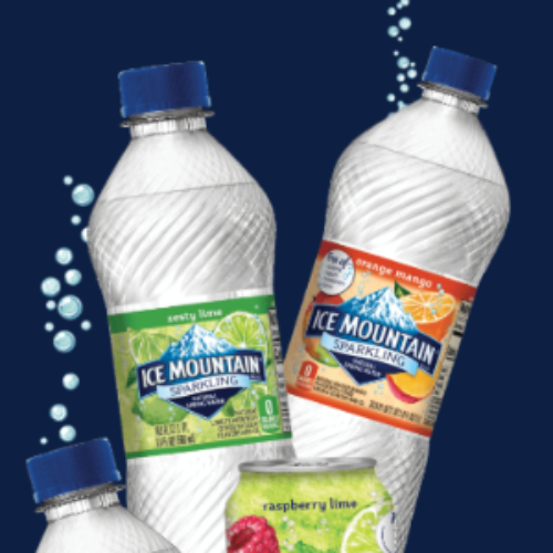 Free 8-Pack of Ice Mountain Sparkling Natural Spring Water