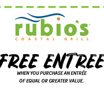 Rubio's Coastal Grill: BOGO Free Entree