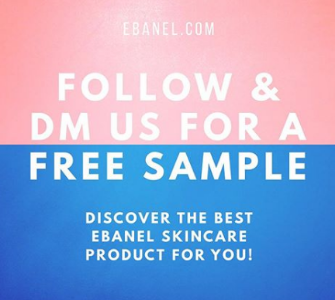 Free Ebanel Skin Care Samples