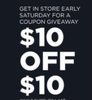 JCPenney: $10 Off $10 Coupon - May 4th