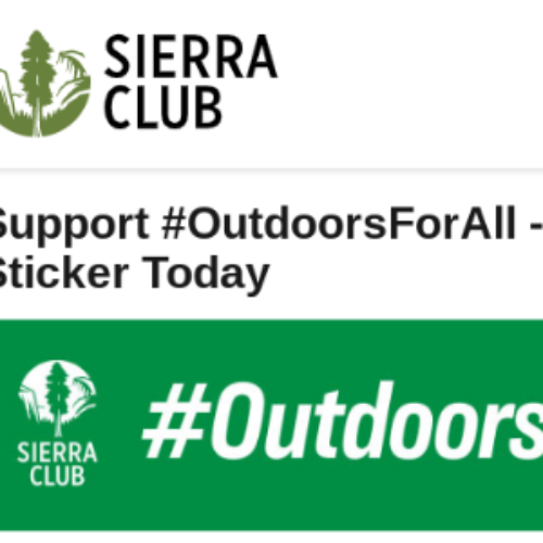 Free #OutdoorsForAll Sticker