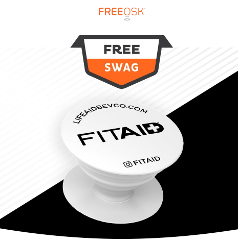 Free FITAID Popsocket at Walmart Freeosk - Jan 17-23