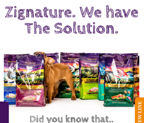 Free Zignature Dog Food Sample