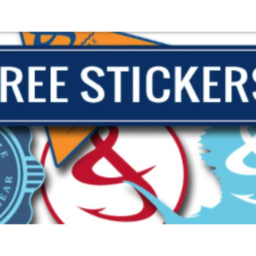 Free Hook & Tackle Stickers