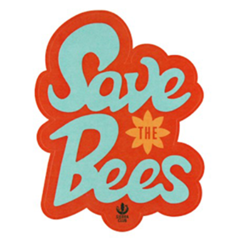 Free Save The Bees Sticker