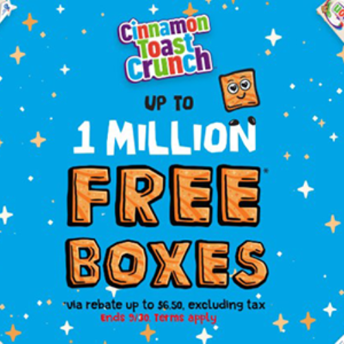 Free Cinnamon Toast Crunch W/ Rebate