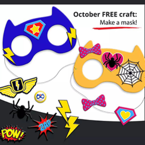 JCPenney: Free Mask Craft - Oct 10th