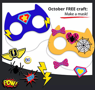 JCPenney: Free Mask Craft - Oct 10th
