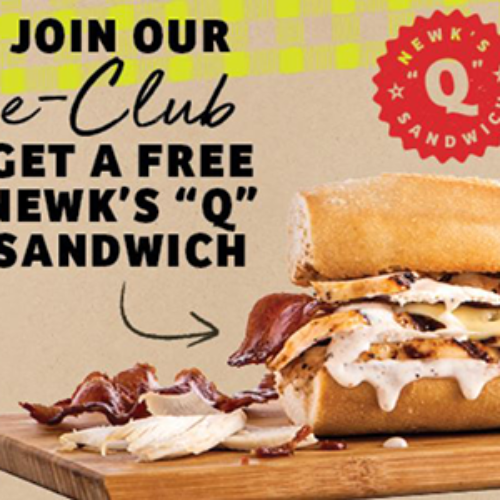 Free Newk’s “Q” Sandwich « Free 4 Seniors