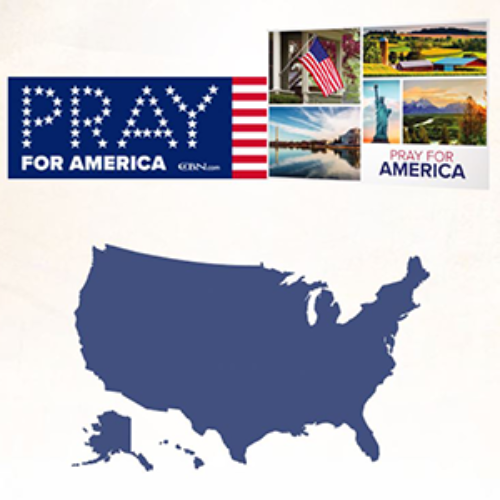 Free Pray For America Sticker