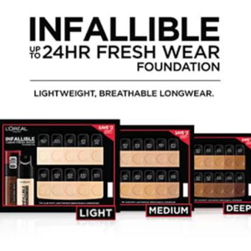Free L'Oreal Infallible Foundation