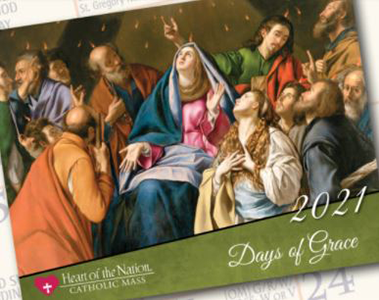 Free 2021 Catholic Art Wall Calendar