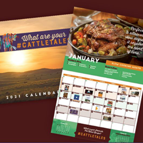 Free 2021 CattleTales Calendar