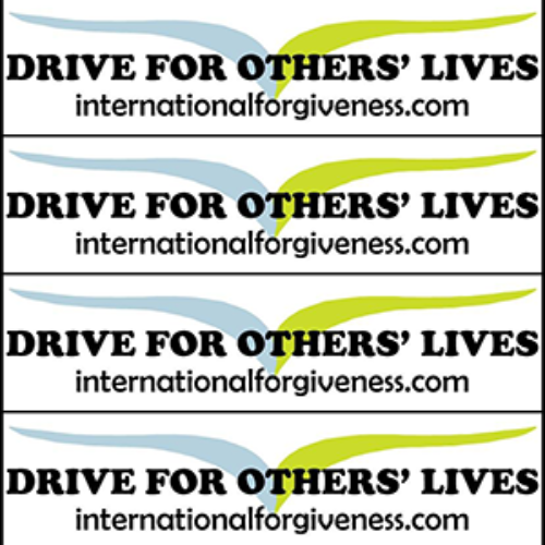 Free Drive For Others' Lives Bumper Sticker