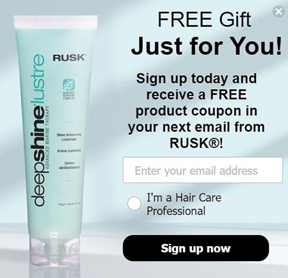 Free RUSK Product
