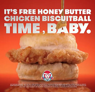 Wendy's: Free Honey Butter Chicken Biscuit - Mar 18-20