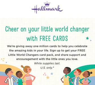 Free Hallmark 3-Card Pack