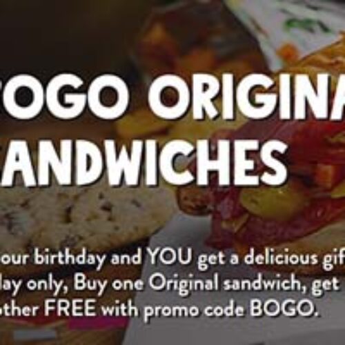 Potbelly: BOGO Sandwiches - Today Only
