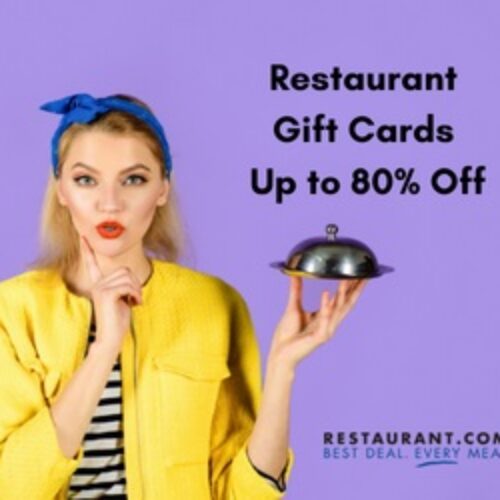 Save Big on Dining with Restaurant.com eGift Cards - Up to 82% OFF