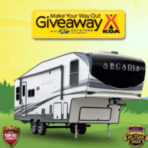 Enter for a chance to win a Keystone Arcadia Super Lite and more