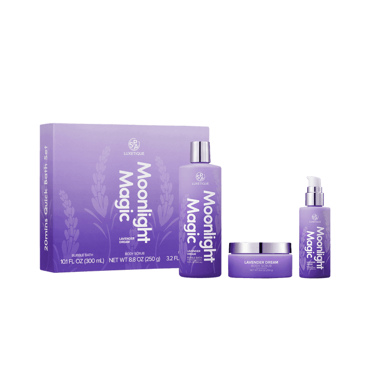 Get Your Free Sample Today! Spa Luxetique Moonlight Magic Bath Sample Set