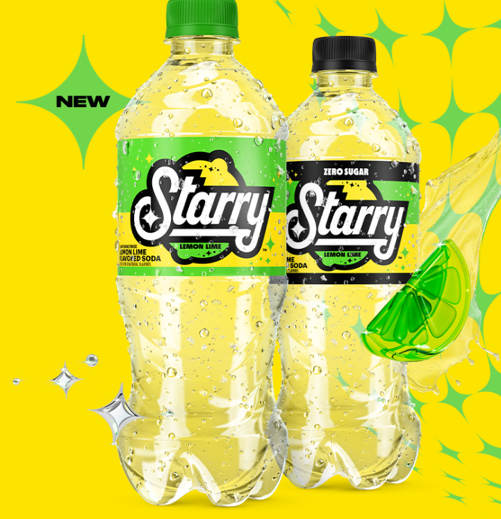 Claim Your Free STARRY Lemon Lime Flavored Soda at Walmart