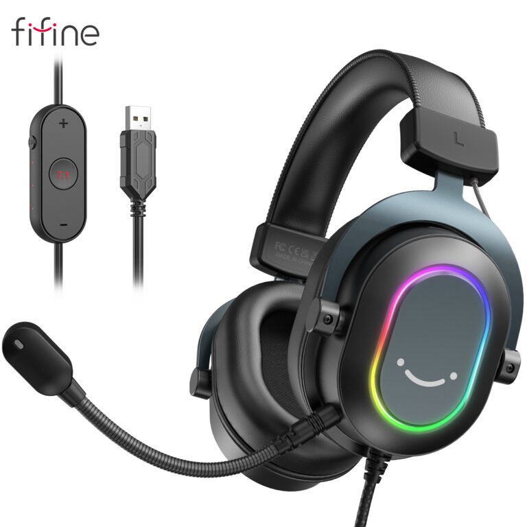Fifine Dynamic RGB Gaming Headset - Exclusive AliExpress Offer
