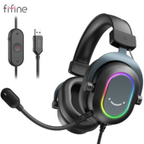 Fifine Dynamic RGB Gaming Headset - Exclusive AliExpress Offer