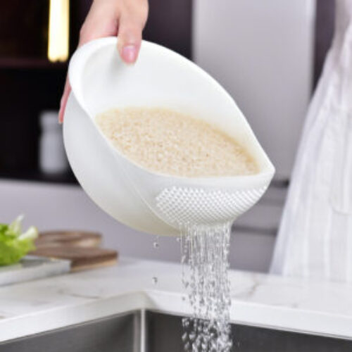 Simplify Your Kitchen Tasks with the Rice Sieve Plastic Colander