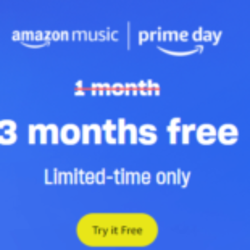 FREE 3 Month Amazon Music Unlimited Subscription
