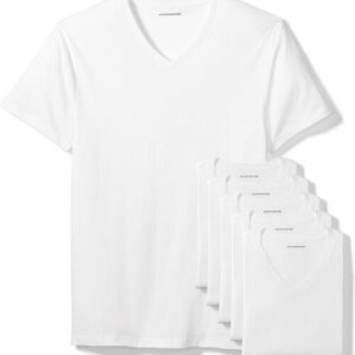 Amazon Essentials Men's V-Neck Undershirts - Only $16.19 for a Pack of 6