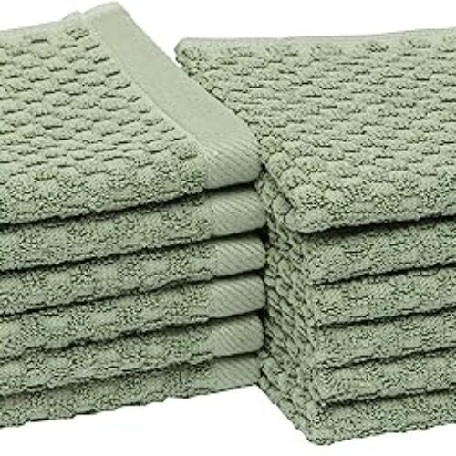 Amazon Basics Odor Resistant Textured Wash Cloth