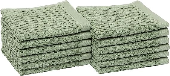 Amazon Basics Odor Resistant Textured Wash Cloth