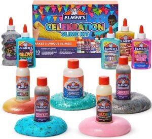 Elmer's Celebration Slime Kit discounter on Amazon