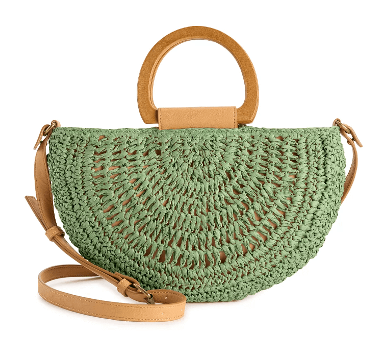 straw crossbody bag