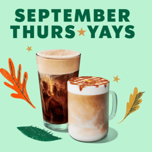 Starbucks: BOGO Free Fall Drinks for Rewards Members!