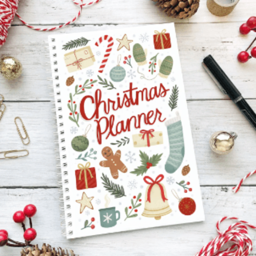 Christmas Planner for $14.99 at Jane