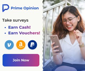 earn cash or gift cards prime opion