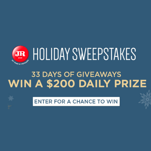 JR Cigar Holiday Sweepstakes