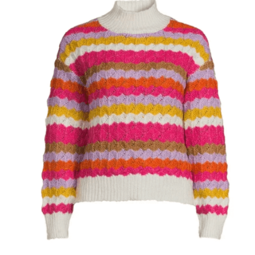 99 Jane Street Women's Mock Neck Pullover Sweater $12.98