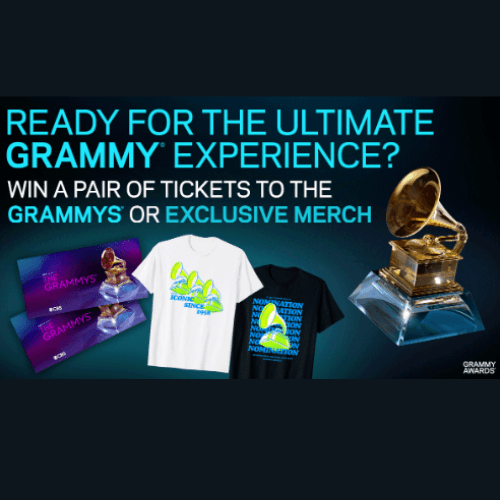 Win Tickets and Merch in the 66th GRAMMYs Giveaway