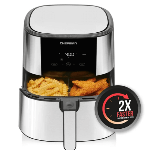 Chefman Turbo Fry Stainless Steel Air Fryer at Walmart « Free 4 Seniors