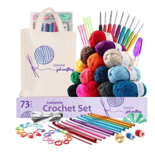 Craftbud 73 Piece Crochet Starter Kit at Walmart