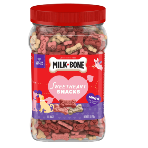 Milk-Bone Sweetheart Snacks Mini’s Dog Treats just $6.98
