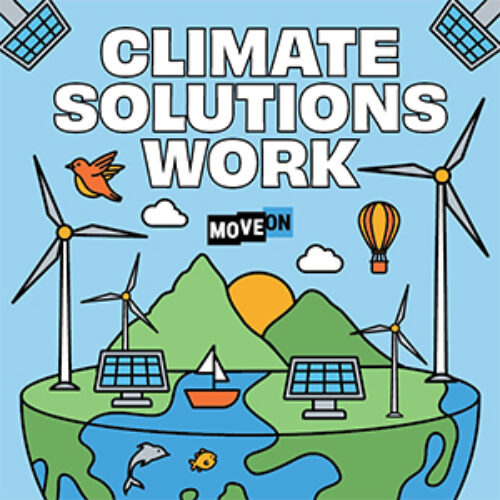 Free "Climate Solutions Work" Sticker