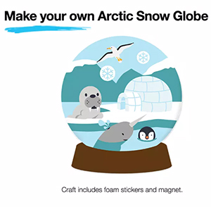 JCPenney: Craft A Free Arctic Snowglobe